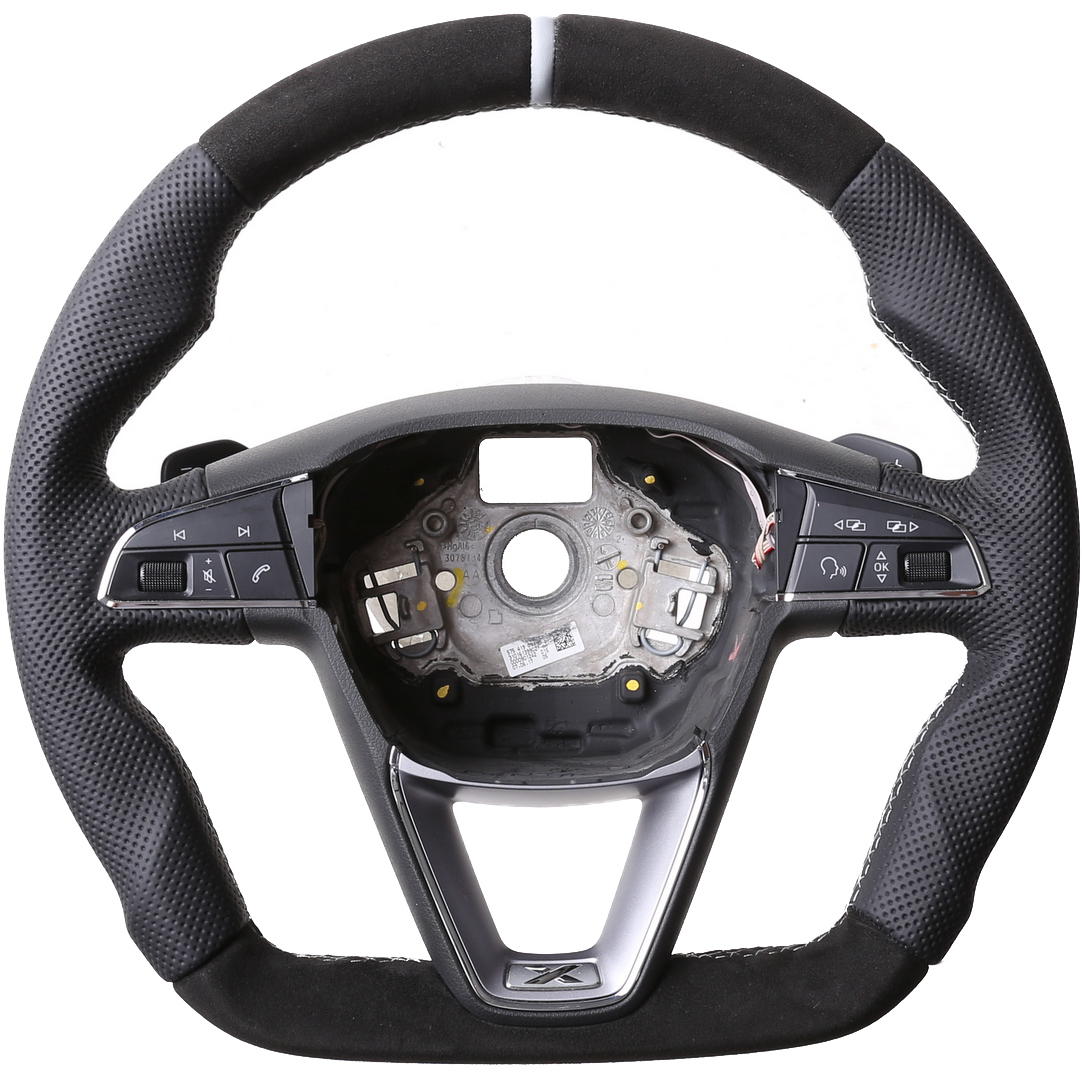 Cupra Lenkrad Ateca Leon Formentor Abgeflacht Alcantara 12 Uhr Markierung