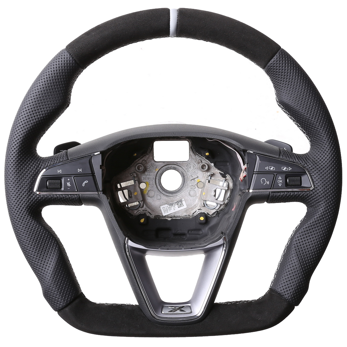 Seat Lenkrad Alhambra Arona Ateca Ibiza Leon Tarraco Toledo Abgeflacht Alcantara 12 Uhr Markierung