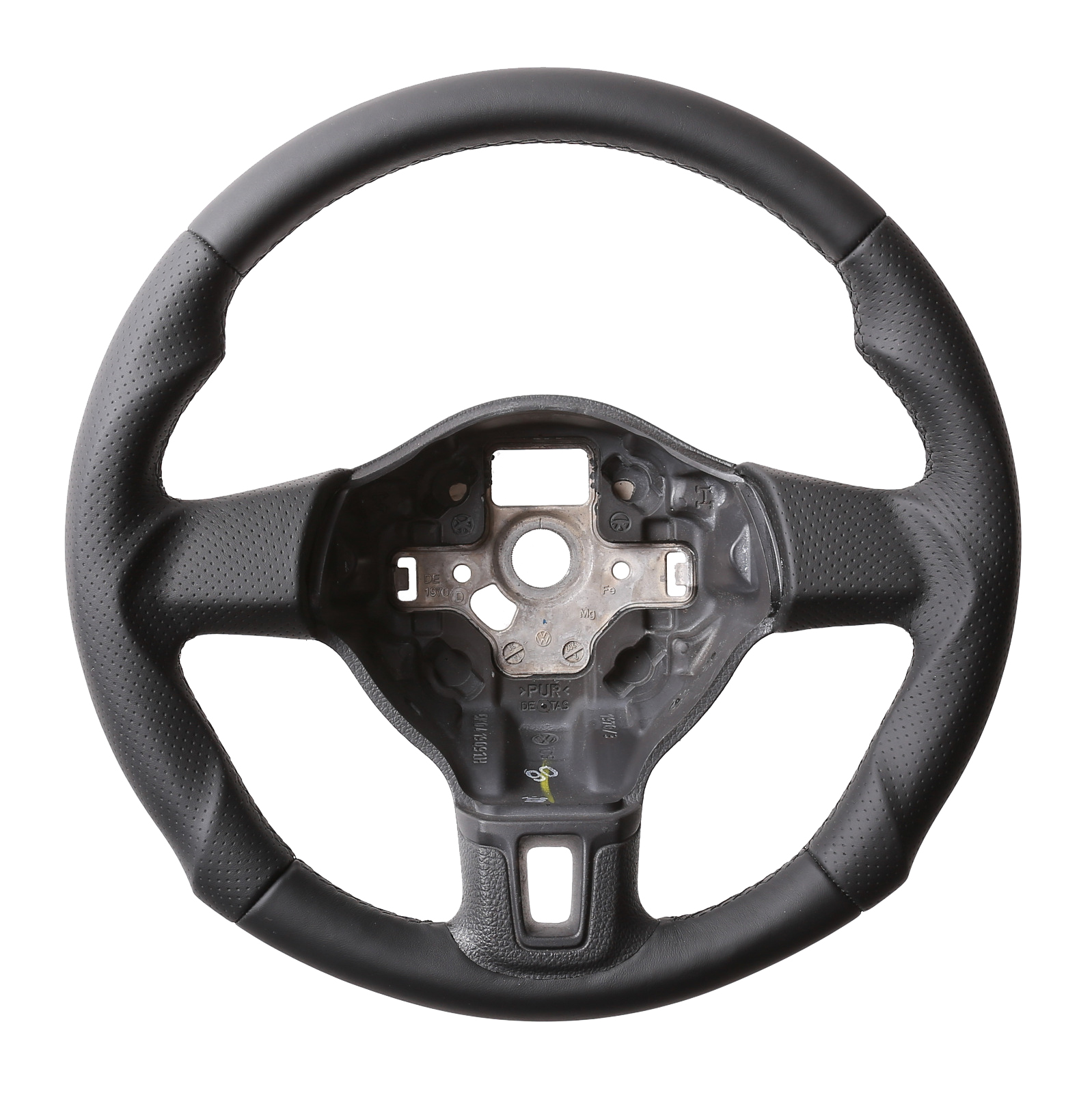 VW Lenkrad Golf 6 Caddy Tiguan Touran Sharan Tuning Kombibezug Naht schwarz