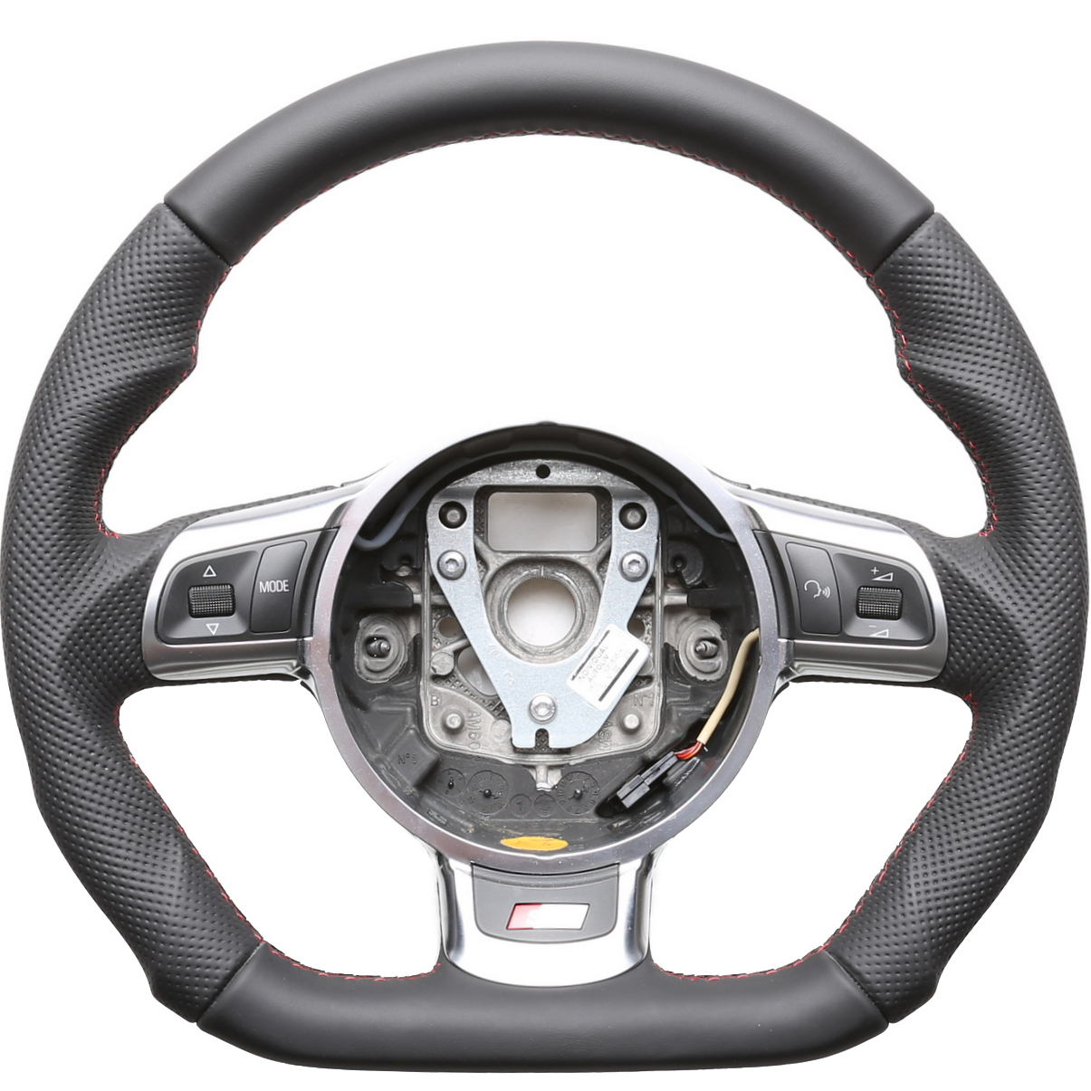 Audi Lenkrad TT TTS TTRS 8J A3 A8 S3 8P R8 RS5 RS6 Abgeflacht Kombibezug S-Line Naht