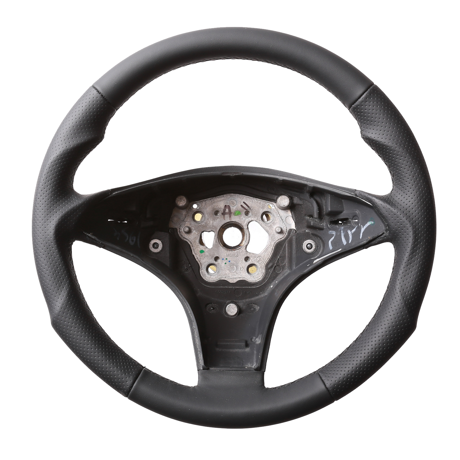 Mercedes Lenkrad CL 203 C219 CLS R 230 SL K R171 Tuning Kombibezug Naht schwarz