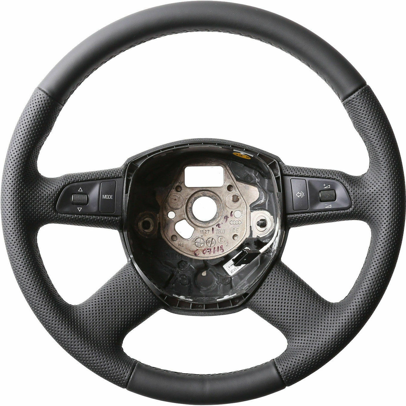 Audi Lenkrad A3 A4 A6 A8 Q5 Q7 MFL Kombibezug Naht schwarz