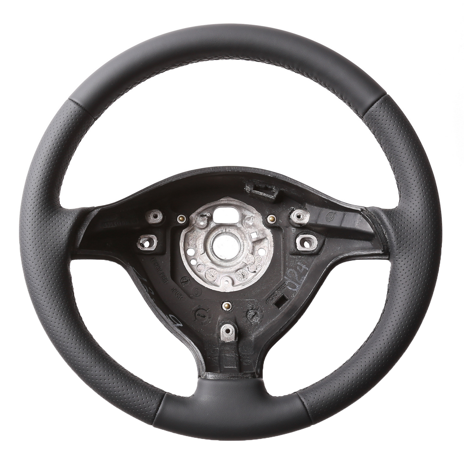 VW Lenkrad Golf 4 Passat 3B 3BG Seat Leon Klassisch Kombibezug Naht schwarz