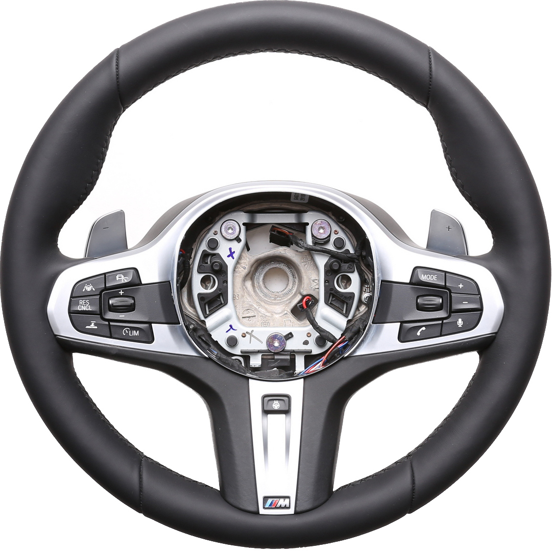 BMW Lenkrad G01 G02 G05 G06 G11 G14 G15 G16 Nappa Naht schwarz