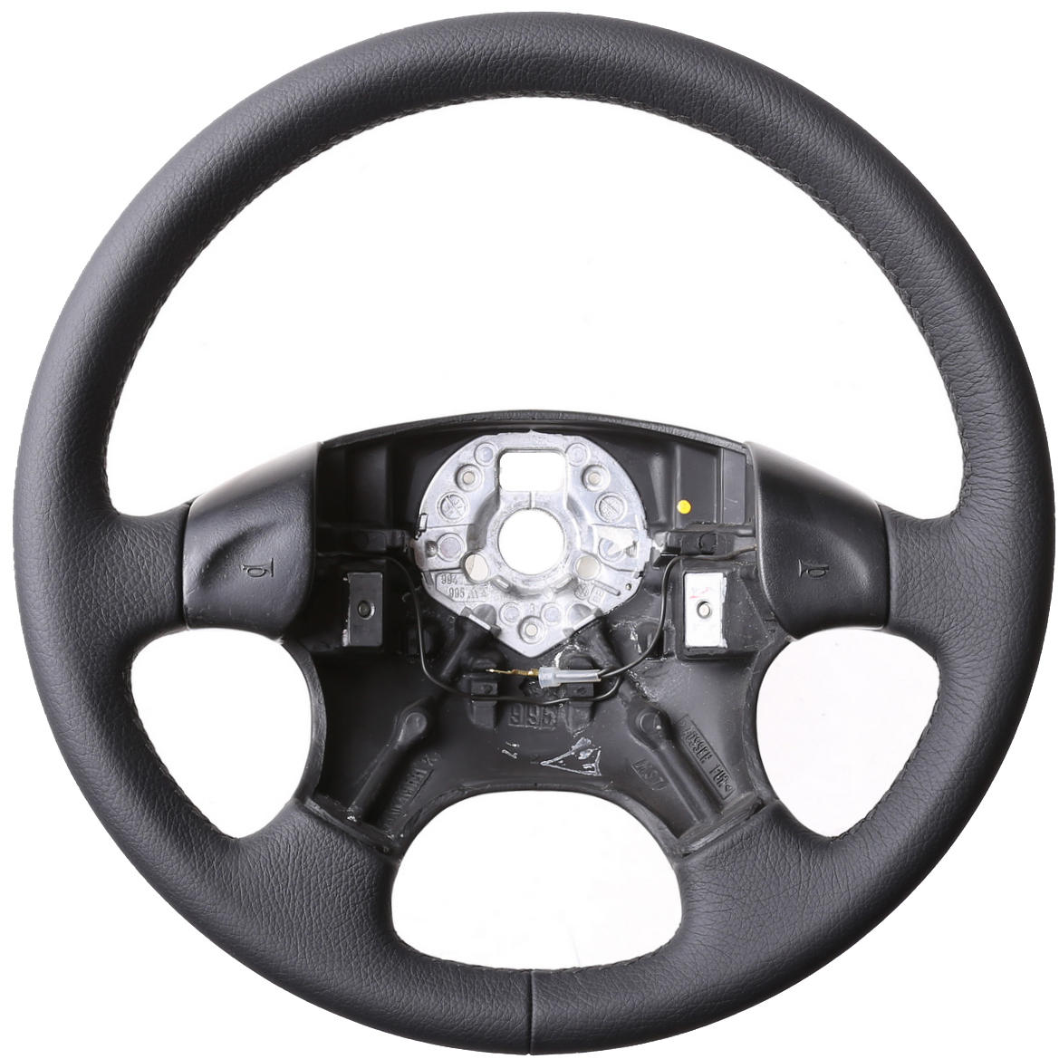 VW Lenkrad Golf 3 Passat 35i Caddy Klassisch nur genarbt Naht schwarz