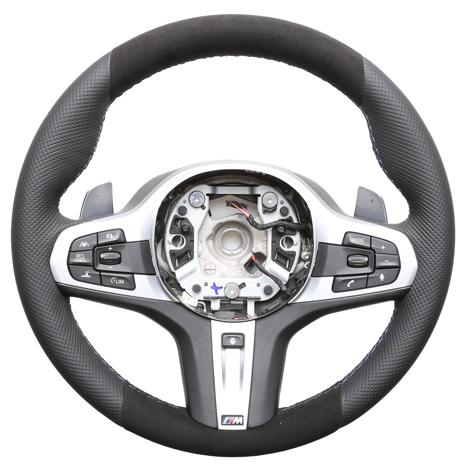 BMW Lenkrad G20 G21 G28 G22 G23 G30 G32 F40 F44 Kombibezug Alcantara M-Naht