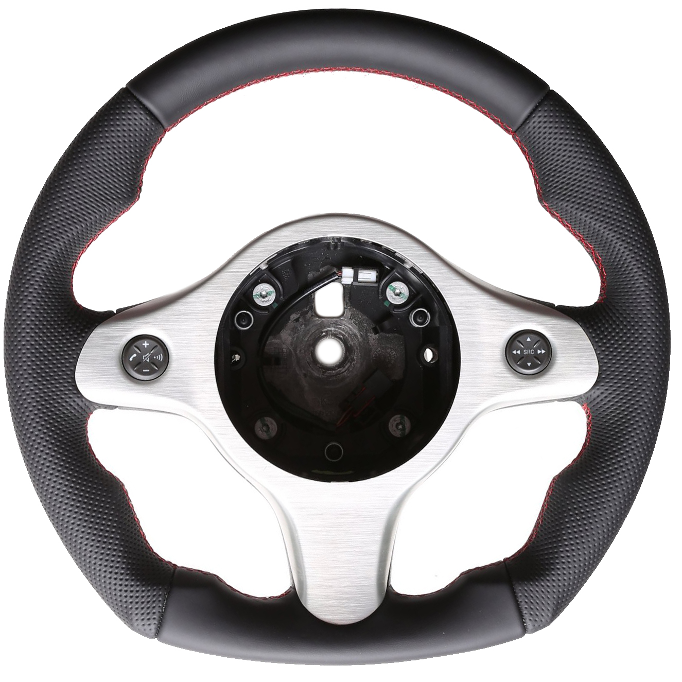 Alfa Romeo Lenkrad 159 Brera Spider Abgeflacht NEU Kombibezug Naht rot