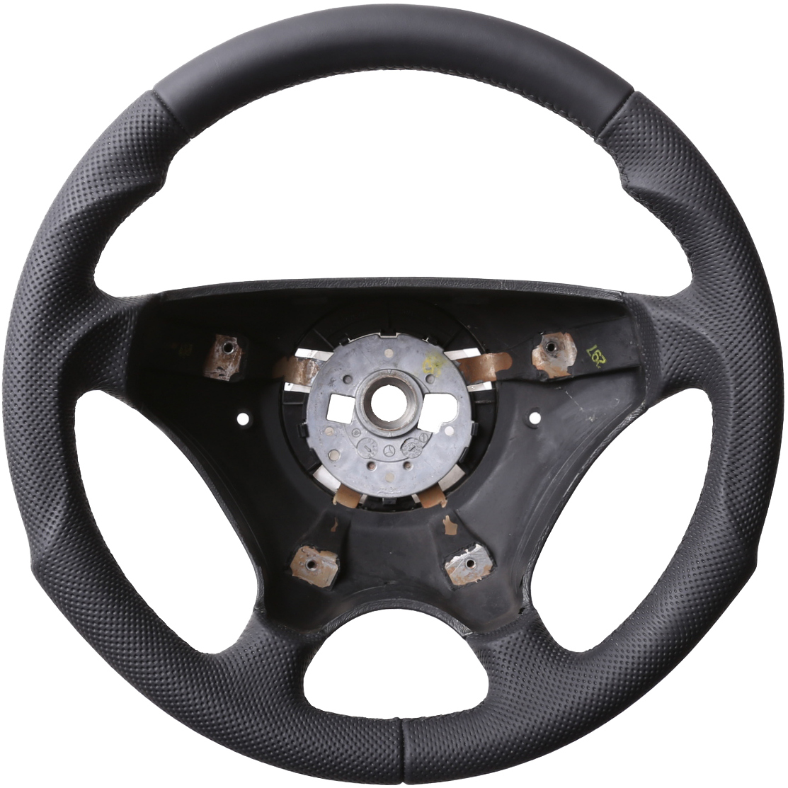 Mercedes Lenkrad W202 W124 R129 C E SL Klasse Sport Tuning Kombibezug Naht schwarz