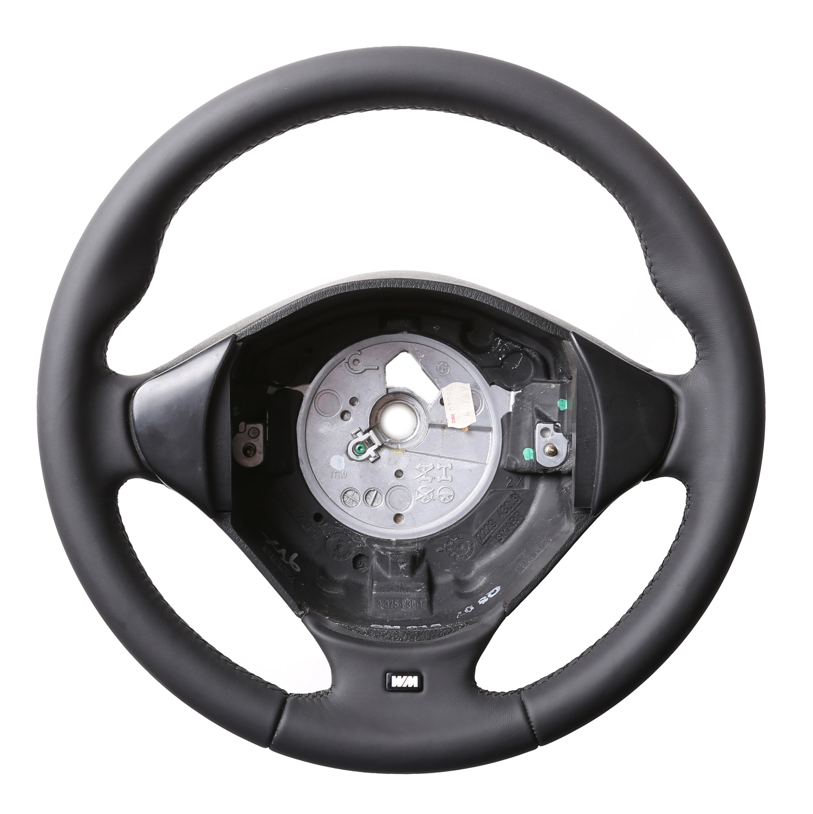BMW Lenkrad E36 E38 E39 Z3 M-Sport nur Nappa Naht schwarz